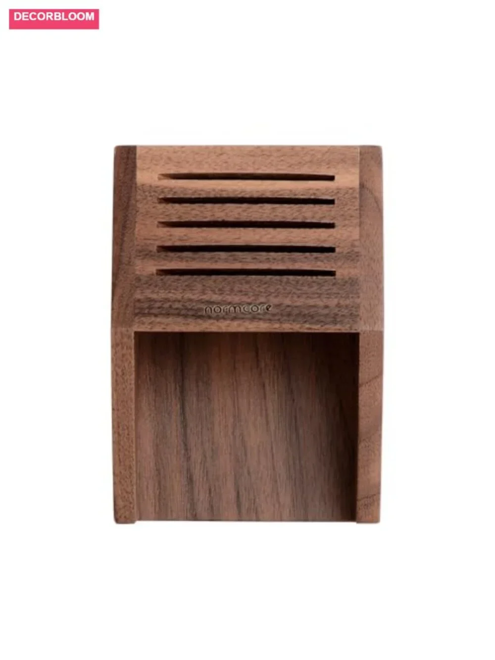 Walnut Espresso Filter Holder Organizer Holds 5 Puck Screens